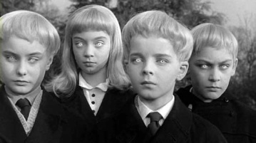 It's a joke ... It's a joke.  Oh, the eyes? Don't worry your pretty little head about that.  Image from Village of the Damned.